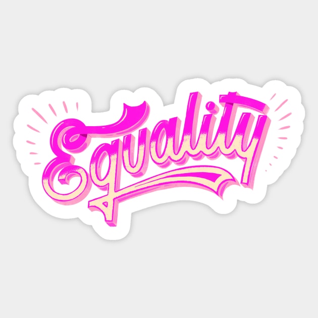 Equality Sticker by nubikini